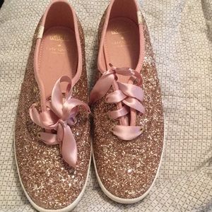 Sequin Pink Kate Spade Keds
